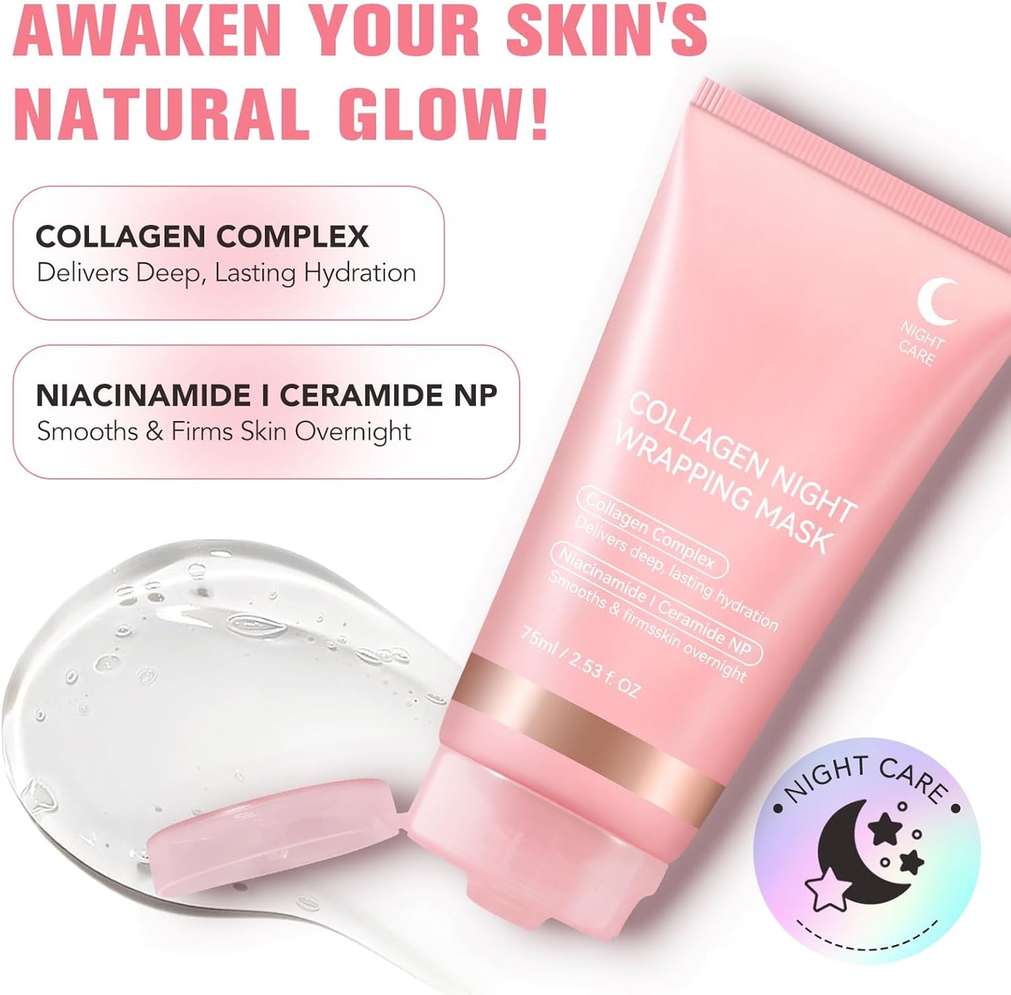 Collagen Night Wrapping Peel Off Mask (Buy 1 Get 1)